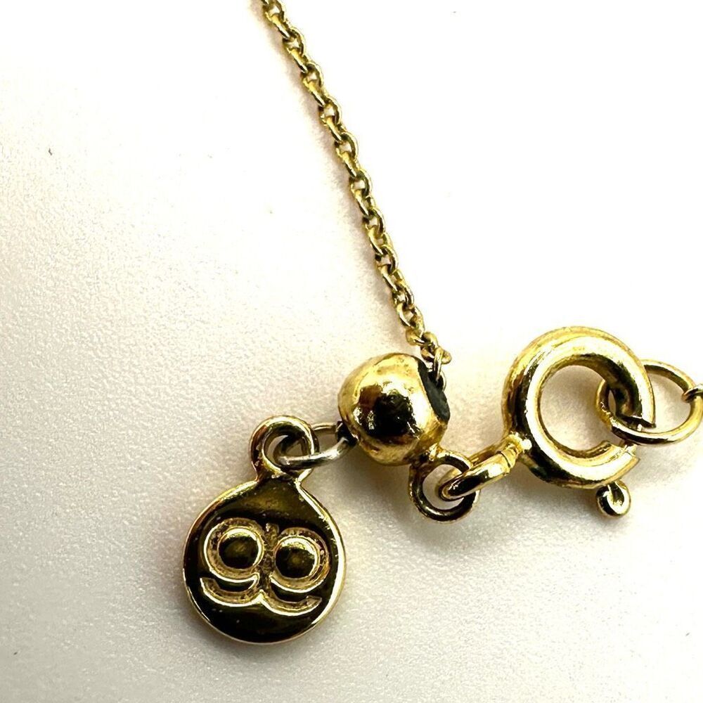 Gorjana 18k gold plated libra opalite coin necklace - Picture 6 of 11